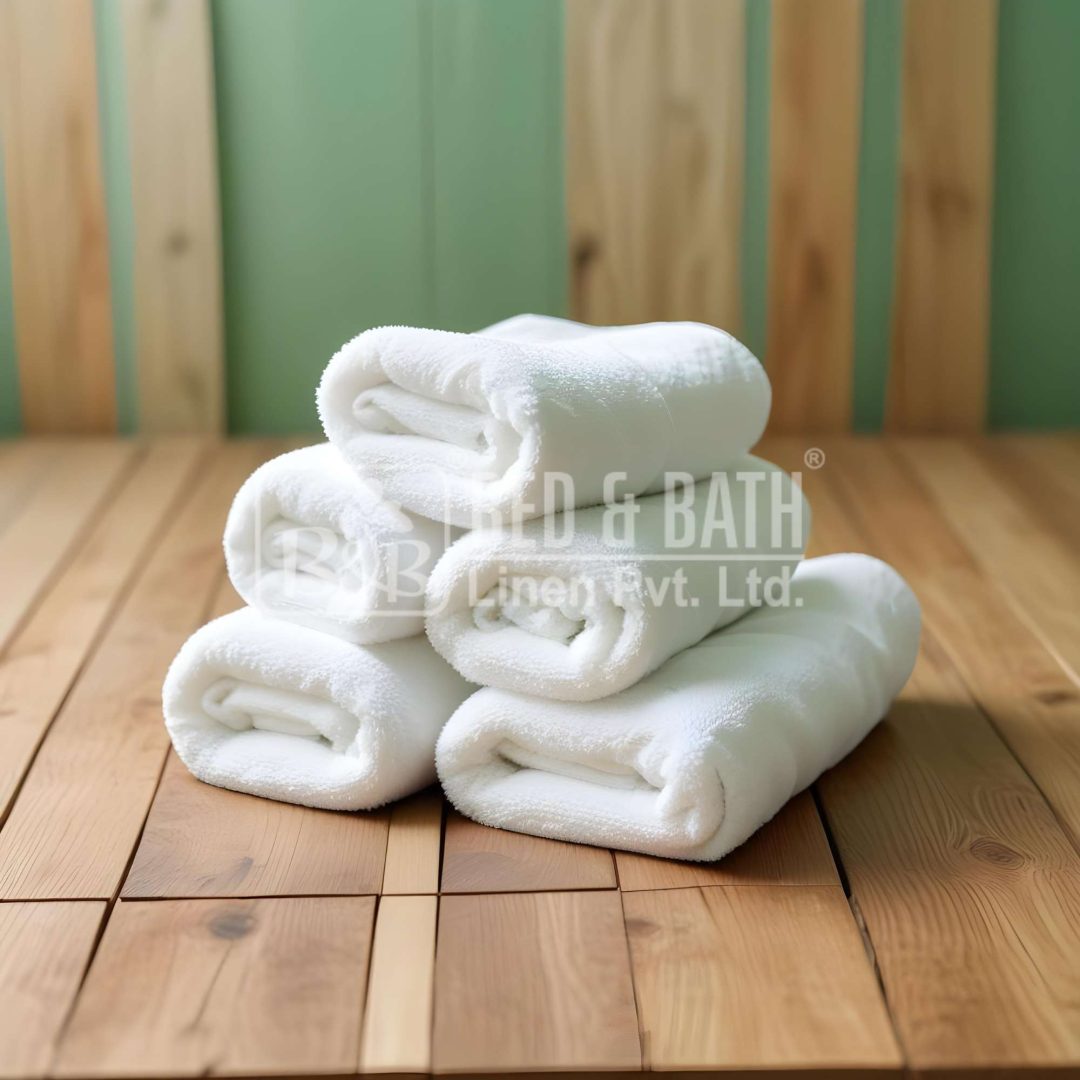 Bath Towels (White) - Image 2