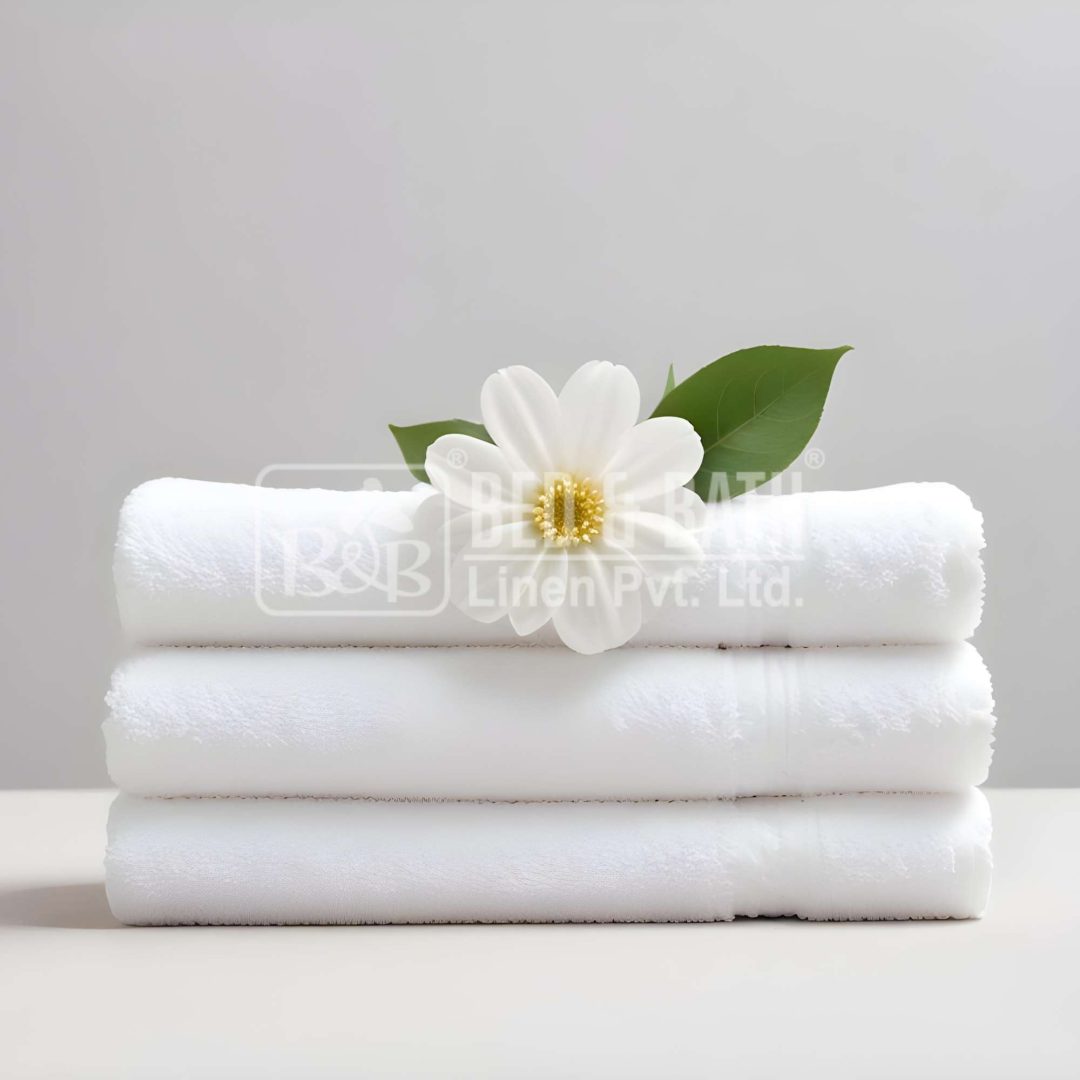 Bath Towels (White) - Image 3