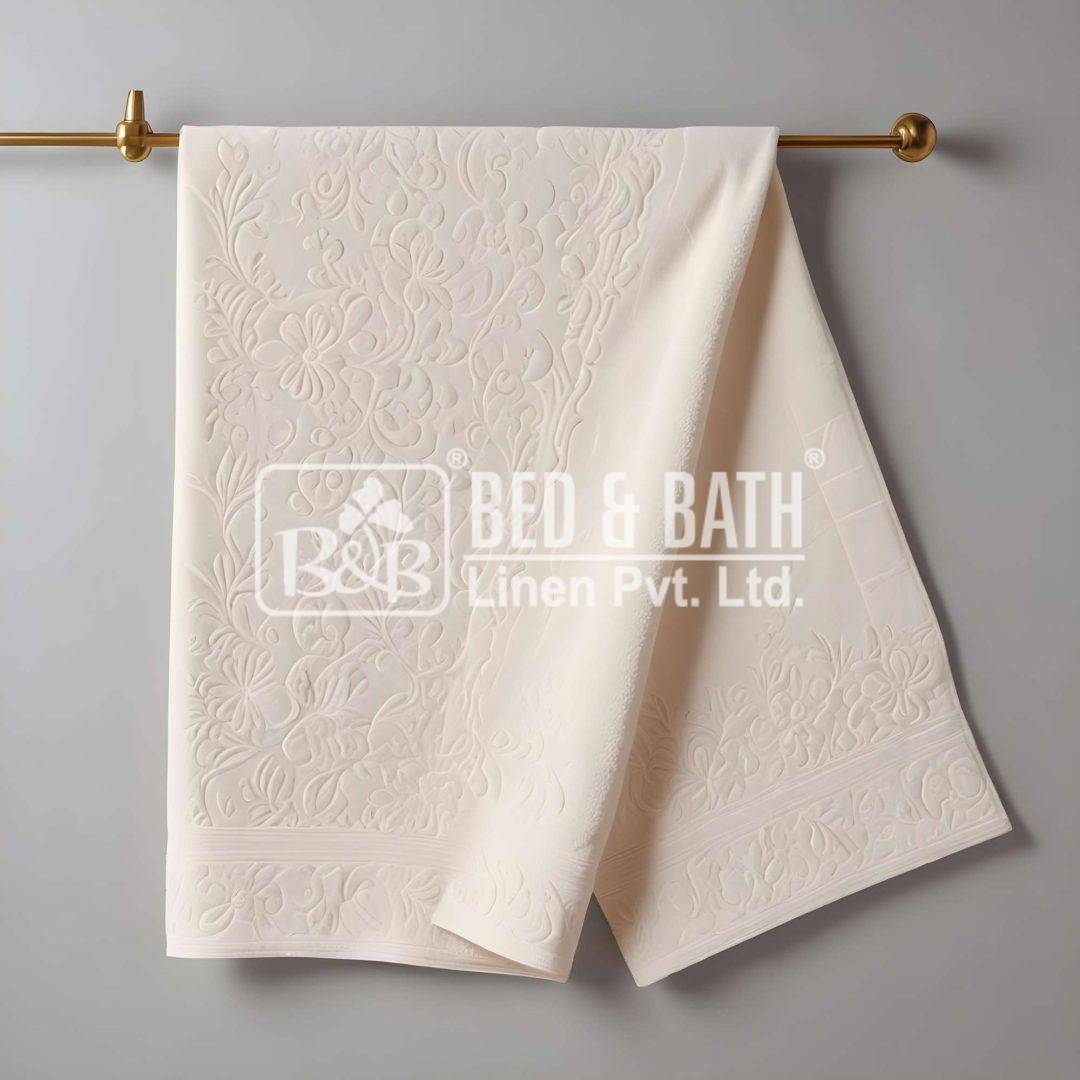 Bath Towels Jacquard Self Designs